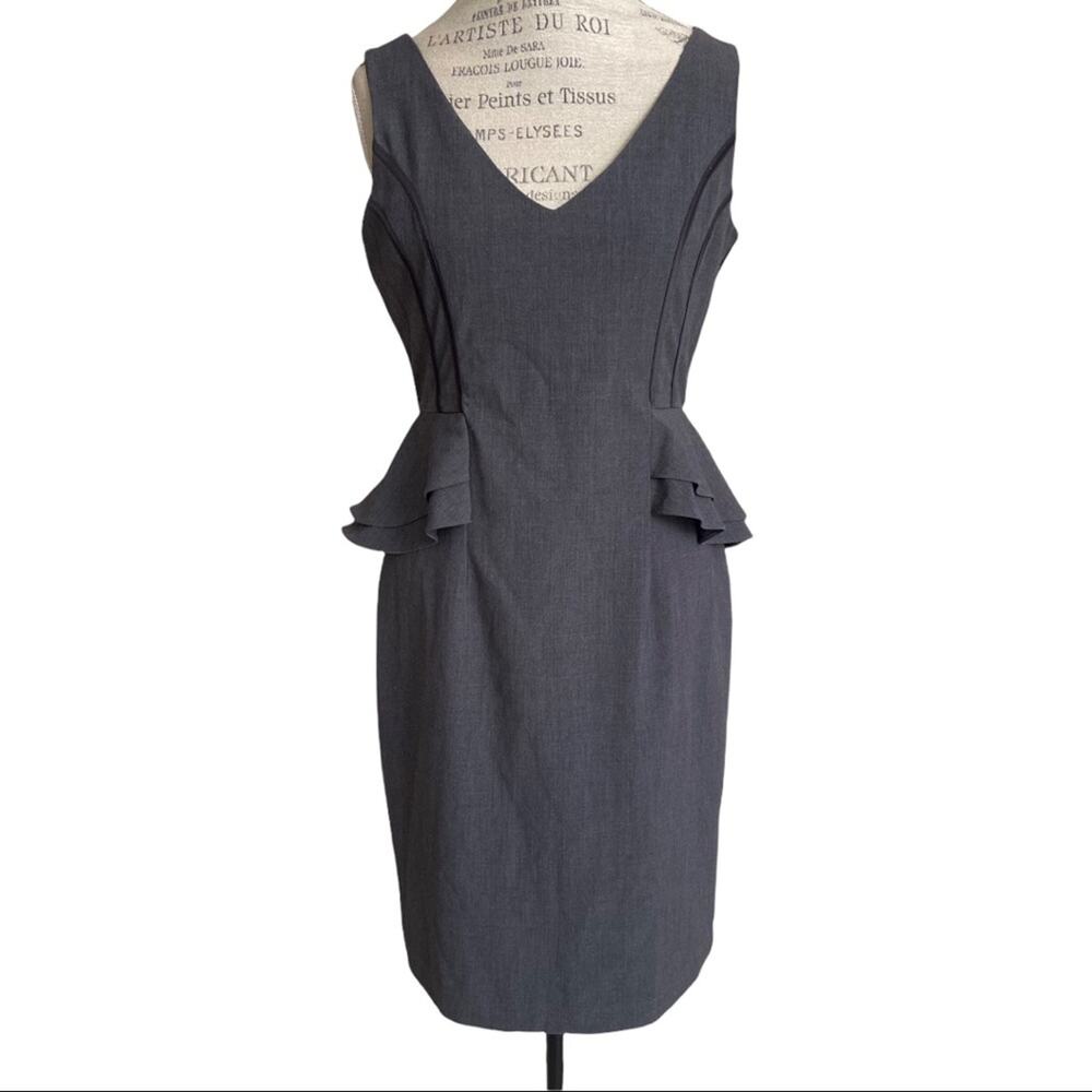 New York & Company Peplum Sleeveless Dress Women's Size 8 NWT